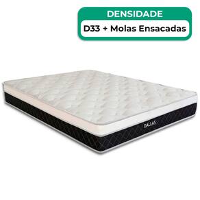 Colchão Dallas Molas Ensacadas King V-Store 193x203x20