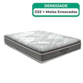 Colchão Ibiza Molas Ensacadas Viúva V-Store 128x188x22