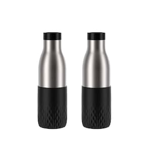 Kit Tefal: 2 Garrafas Térmicas Tefal Bludrop Pretas de 500ml