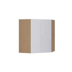 Armário Aéreo Canto Diagonal 74cm 2 Portas Slim Luciane Móveis