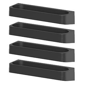 4x Prateleira Banheiro Suporte Shampoo Sabonete OU Preto
