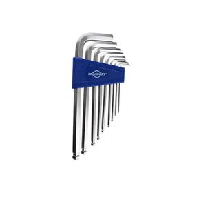 Jogo Chave Allen Abaulada 1,5mm-10mm 9 Peças 7830 Brasfort