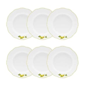 Jogo de 6 Pratos Fundos 24 Cm Soleil Limoni Oxford