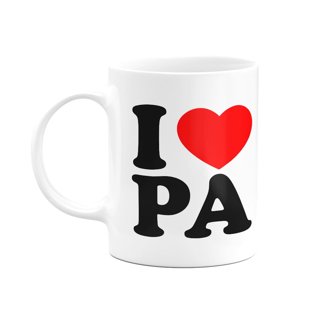 Caneca I Love PA - Pará - 325ml - branca