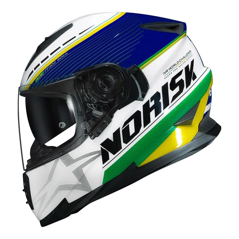 Capacete Norisk Ff302 Soul Grand Prix Brazil