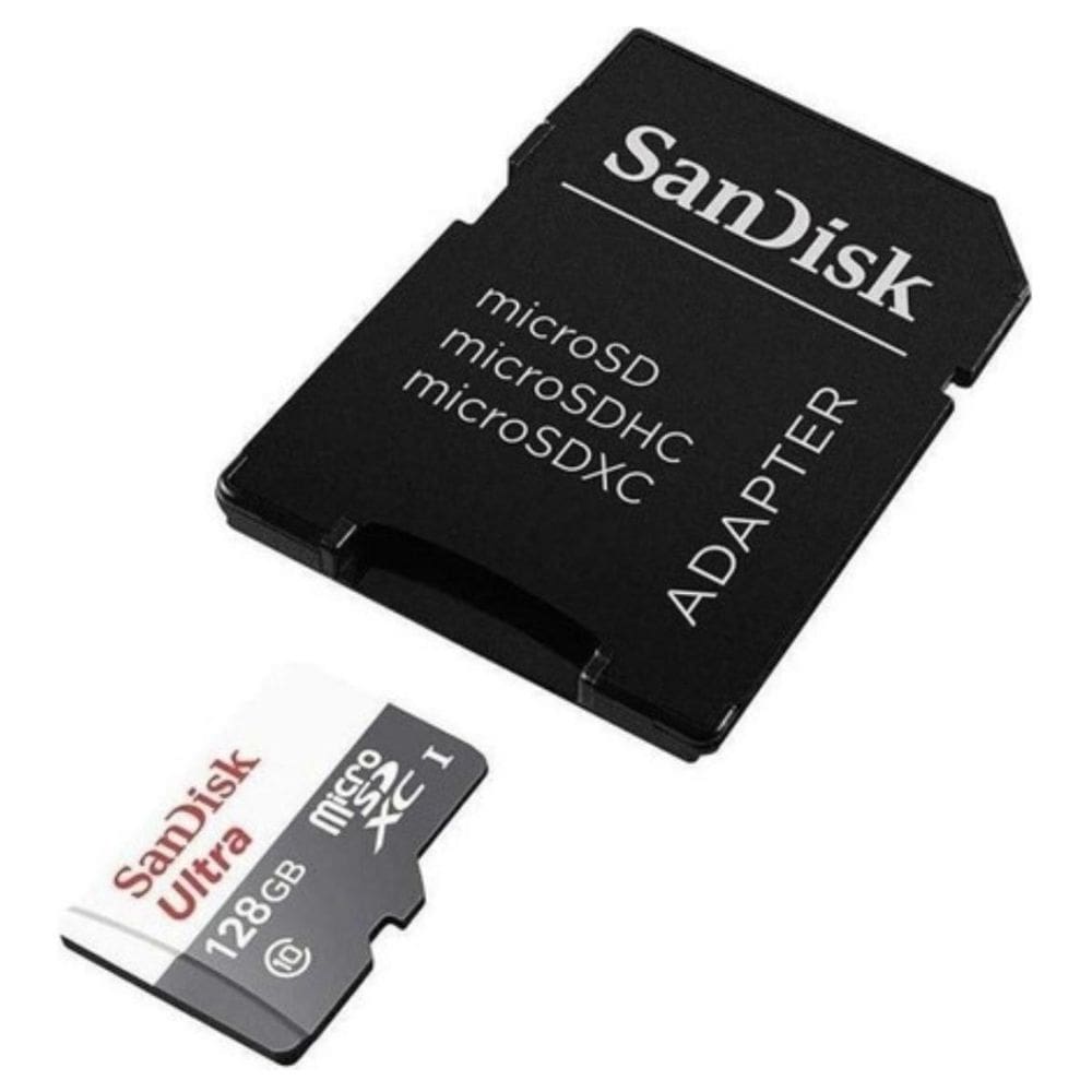 Cartão Memória Micro Sdxc 128gb Ultra 100mb Sandisk SDSQUNR-128GB-GN3MA