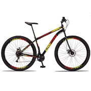 Bicicleta Aro 29 Aço Carbono 21v Cripto Freios A Disco Garfo