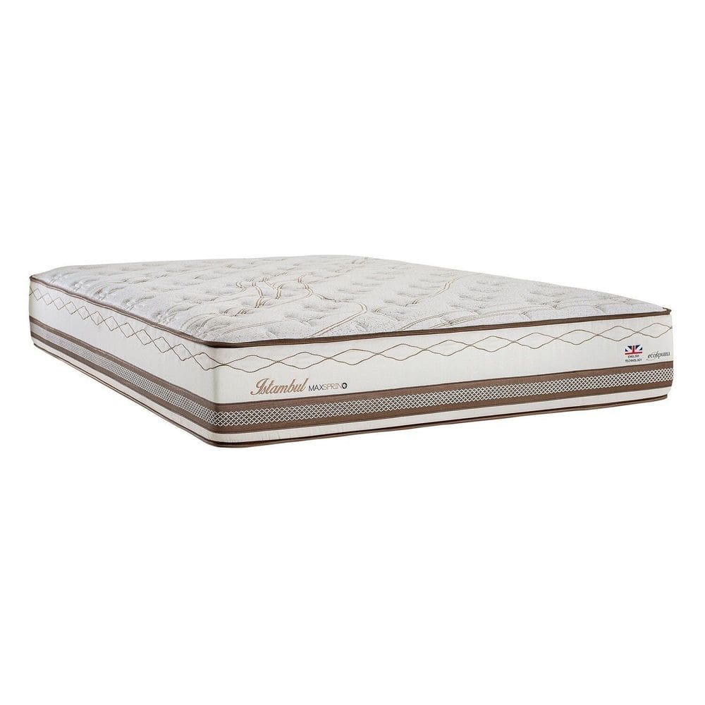 Colchão Queen 158cm X 33cm Istambul Maxspring Herval Bege / Branco