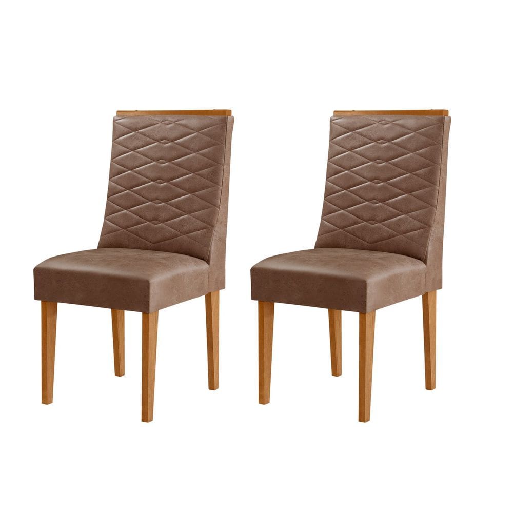 Conjunto de Cadeiras para Sala de Jantar Sakura Tork / Naturalle