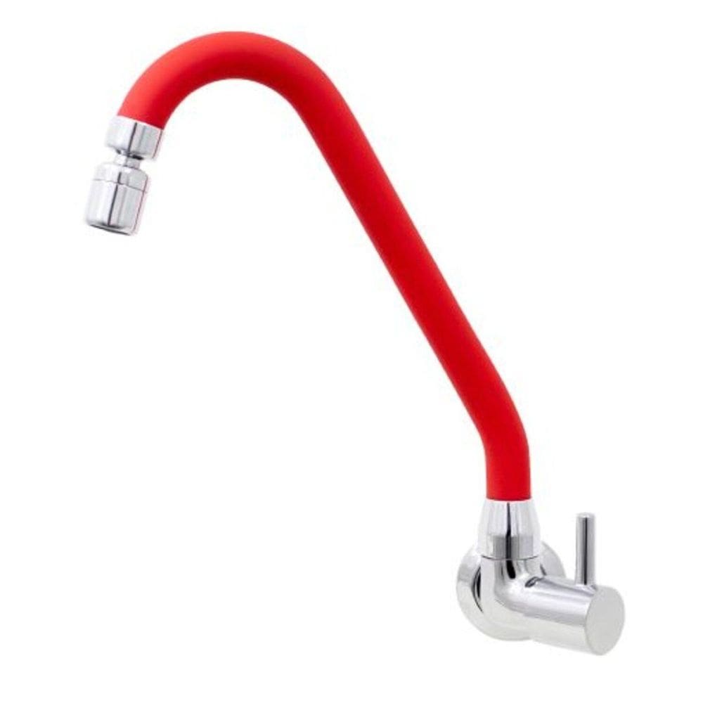Torneira para Cozinha Articulada Gourmet Roddex Vermelho
