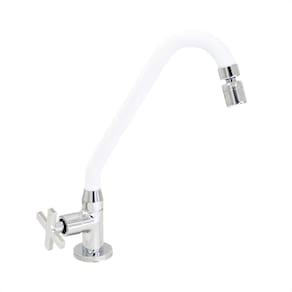 Torneira para Cozinha Articulada Gourmet Roddex Branco