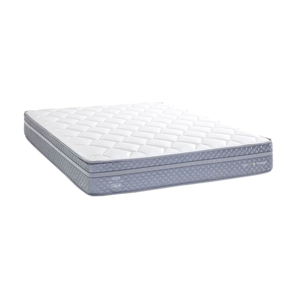 Colchão Queen Molas Maxspring Odin Herval Cinza/Branco