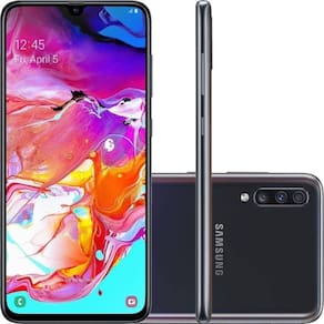 Usado: Samsung A70 128 GB Preto - Muito Bom