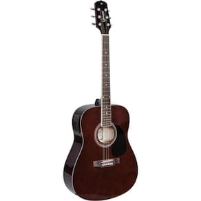 Violão Giannini GD1 EQ Eletroacústico Translucent Dark Wine