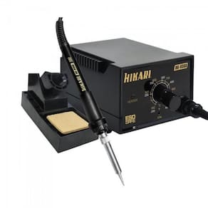 Estação de Solda Analógica Hikari 60W 127V Preta