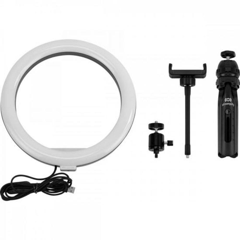 Ring Light 10 Streamplify com Tripé Ajustável