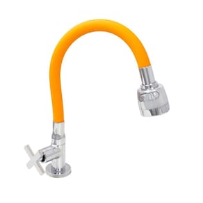 Torneira para Cozinha Duplo Jato Gourmet Roddex Laranja