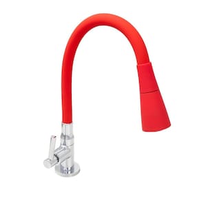 Torneira para Cozinha Flexível Gourmet Roddex Vermelho