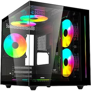 Gabinete Gamer C3Tech MT-G810 Preto Sem Fans