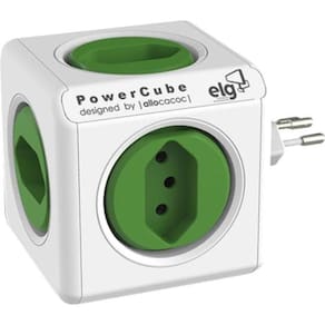 Adaptador Benjamim Múltiplo PowerCube PWC-R5 5 Tomadas
