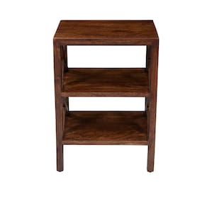 Accent Table Jofran Inc. Arquivo global X-Side Natural Wood