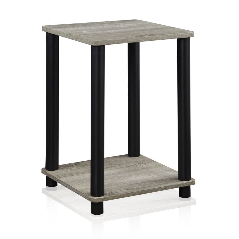 Mesa final Furinno Turn-N-Tube Haydn French Oak Grey/Black