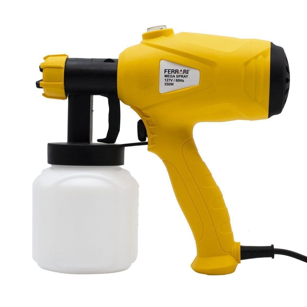 Pistola Pulverizadora Elétrica 350W 220V Mega Spray MS-350W Ferrari