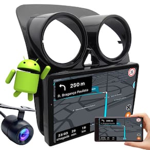 Multimídia 9`` Polegadas Android Palio 12/17 Grand Siena 20/22 + Câmera de Ré