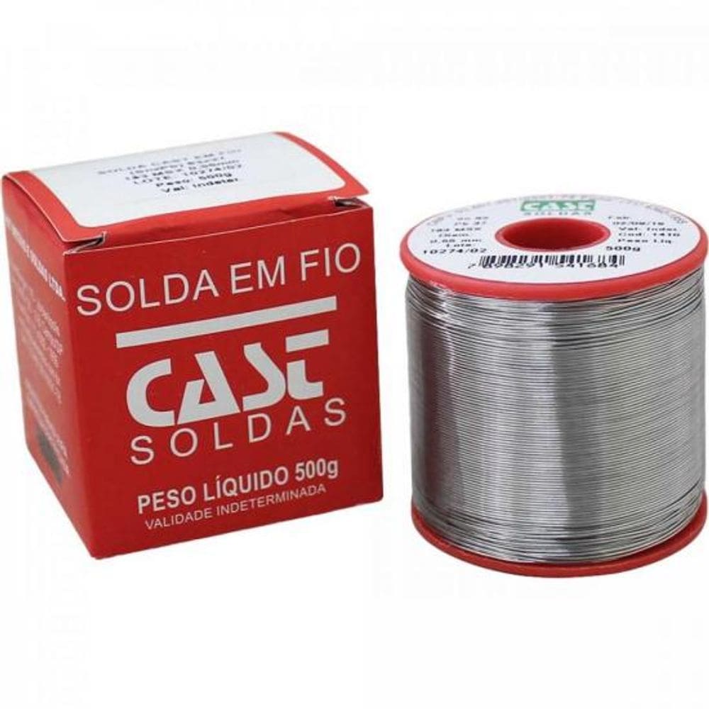 Solda em Fio 183 MSX 1 00MM 500g Cast