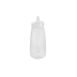 Bisnaga Transparente Tubo Bico Fino Plastico Flip 520ml