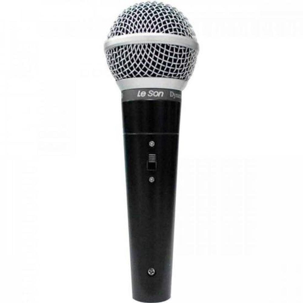 Microfone Leson LS50 Dinâmico Preto