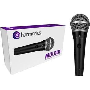 Microfone Harmonics MDU101 Dinâmico Cardióide Preto