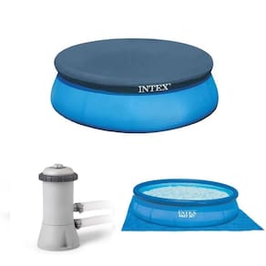 Kit Manutenção De Piscina Inflável Filtro 2.006 L-h 110v Capa 366 Cm Forro