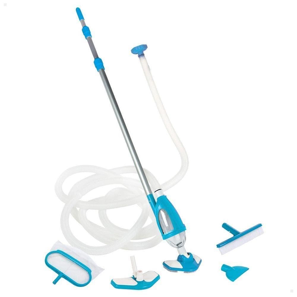 Kit De Limpeza Piscina Deluxe Aspirador Escova Vacuum Intex