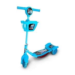 Patinete Infantil 3 Rodas Com Cesta E Luzes Importado