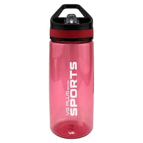 Garrafa Squeeze Aerobic Plástico Com Bico 650ml Academia Vg+ Vermelho
