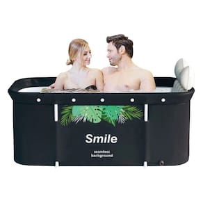 Banheira Dobrável Retangular Com Acessorios Vg+ Smile
