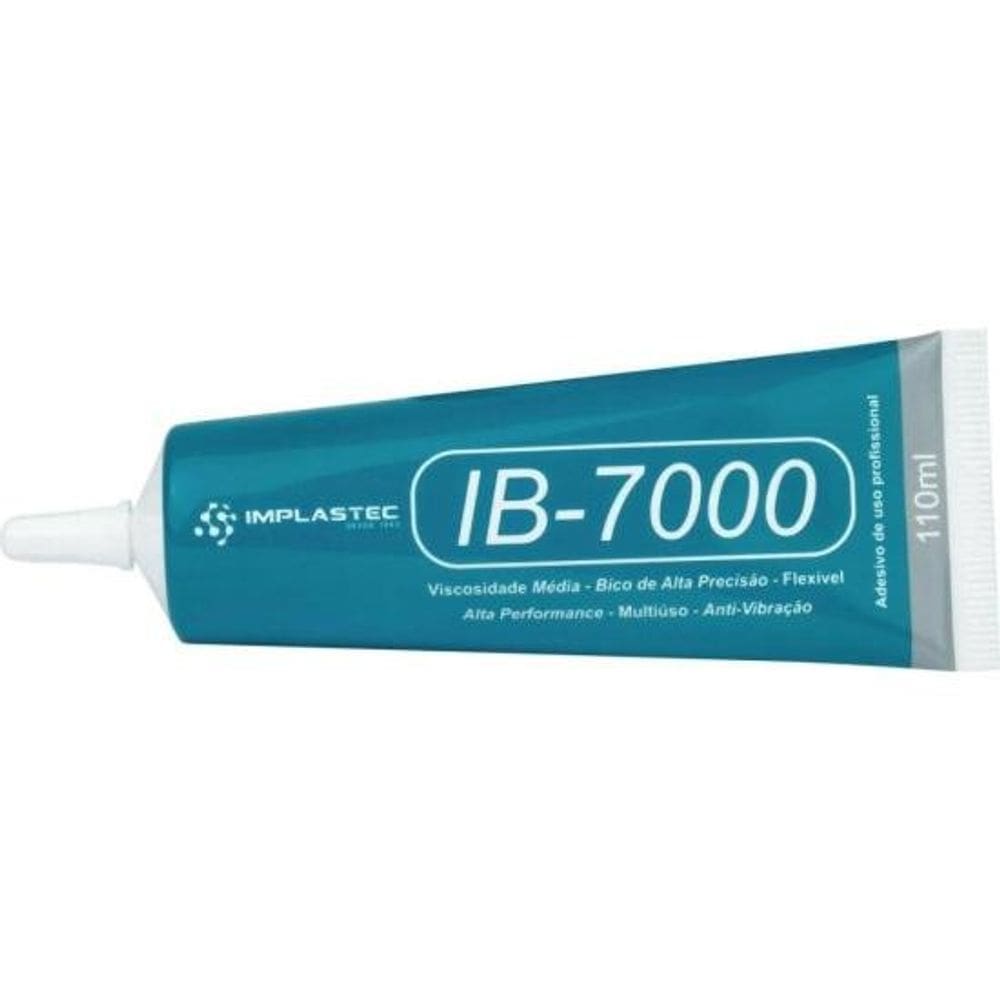 Cola Multiuso Transparente Ib7000 Implastec 110ml CX12