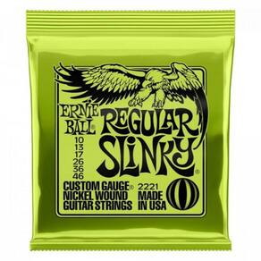 Encordoamento Guitarra 0.10 Niquel Ernie Ball 2221