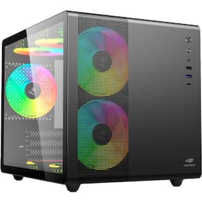 Gabinete Gamer C3Tech Aquarius MT-G710 Preto