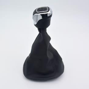 Kit Coifa Câmbio Mobi 2016 a 2021 Preto Acabamento Cromado