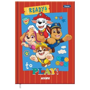 Agenda Escolar 96 Folhas Patrulha Canina Capa 4 - Foroni