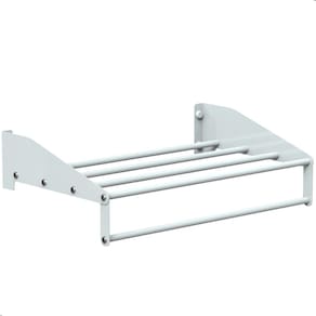 Suporte Para Toalha de Banho Toalheiro Hotel BrancoTallin