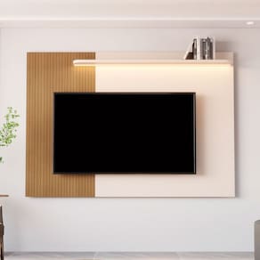 Painel para TV Até 55 Polegadas Jb 5232 Off White/Elmo - Jb Bechara