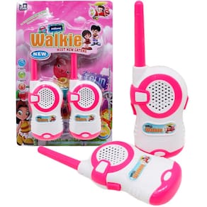 Brinquedo Rádio Duplo Criativo Comunicador Infantil A Pilha