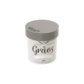 Porta Mantimentos Pote de Grãos Plastico Tampa Rosca 1,2L