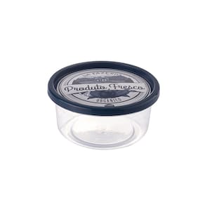 Pote Plastico Tampa Porta Mantimentos Azul Marinho 650ml
