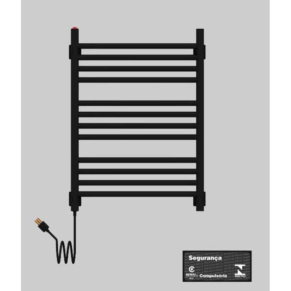 Aquecedor De Toalhas Térmico Seccare Esatto Preto 110v