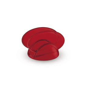 Porta Guardanapo de Mesa Vermelho Translucido 1un