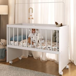 Berço Reborn Com Colchão Incluso E Rodízios Multimóveis